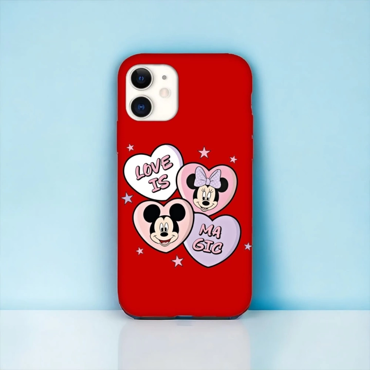 iPhone 11 Pro Uyumlu Minnie & Mickey Desenli Lansman Kılıf