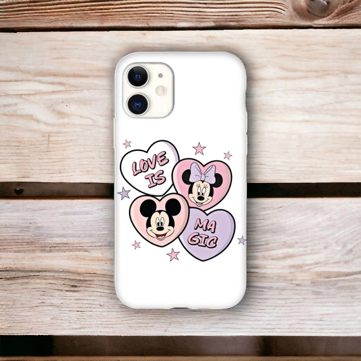 iPhone 11 Pro Uyumlu Minnie & Mickey Desenli Lansman Kılıf