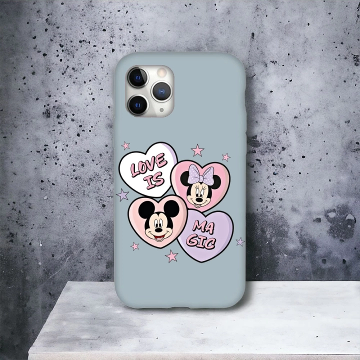 iPhone 11 Promax Uyumlu Minnie & Mickey Desenli Lansman Kılıf