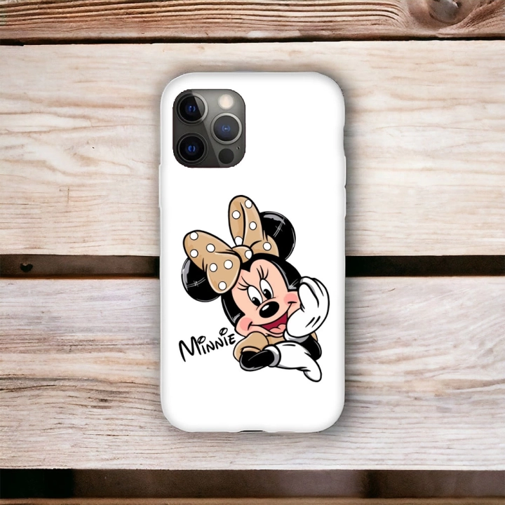 iPhone 12 Promax Uyumlu Minnie Desenli Lansman Kılıf