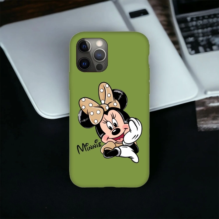 iPhone 12 Promax Uyumlu Minnie Desenli Lansman Kılıf