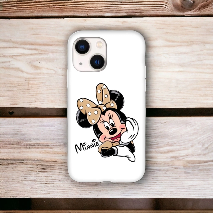 iPhone 13 / 14 Uyumlu Minnie Desenli Lansman Kılıf