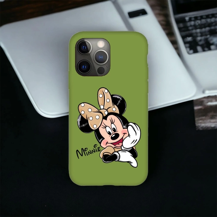 iPhone 13 Promax Uyumlu Minnie Desenli Lansman Kılıf