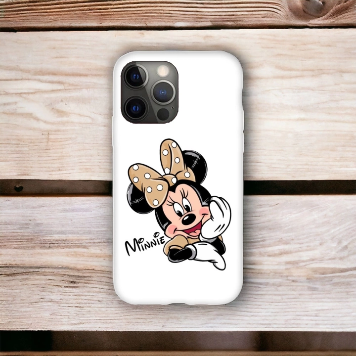 iPhone 13 Promax Uyumlu Minnie Desenli Lansman Kılıf