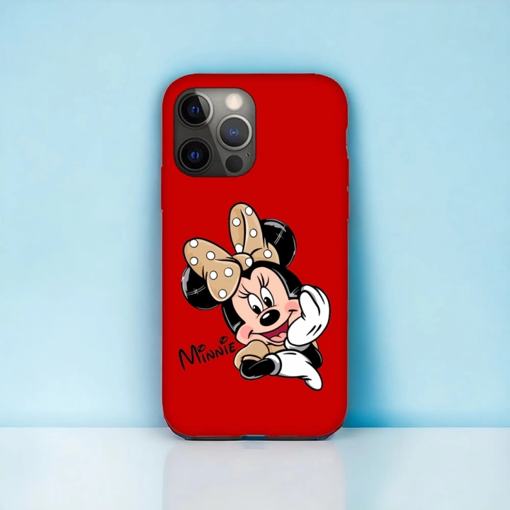 iPhone 13 Promax Uyumlu Minnie Desenli Lansman Kılıf