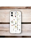 iPhone 11 Uyumlu Floral Stripes Desenli Lansman Kılıf