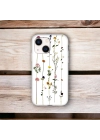 iPhone 13 / 14 Uyumlu Floral Stripes Desenli Lansman Kılıf