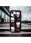 iPhone 15 Uyumlu Hello Kitty Desenli Lansman Kılıf