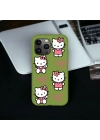 iPhone 13 Pro Uyumlu Hello Kitty Desenli Lansman Kılıf