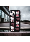 iPhone 15 Plus / 14 Plus Uyumlu Hello Kitty Desenli Lansman Kılıf