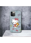 iPhone 12 Promax Uyumlu Hello Kitty 1 Desenli Lansman Kılıf