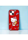 iPhone 13 / 14 Uyumlu Hello Kitty 1 Desenli Lansman Kılıf