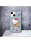 iPhone 15 Uyumlu Hello Kitty 1 Desenli Lansman Kılıf