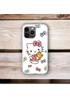 iPhone 14 Pro Uyumlu Hello Kitty 1 Desenli Lansman Kılıf