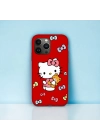 iPhone 13 Promax Uyumlu Hello Kitty 1 Desenli Lansman Kılıf