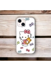 iPhone 15 Plus / 14 Plus Uyumlu Hello Kitty 1 Desenli Lansman Kılıf