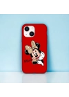 iPhone 13 / 14 Uyumlu Minnie Desenli Lansman Kılıf