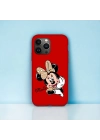 iPhone 13 Pro Uyumlu Minnie Desenli Lansman Kılıf