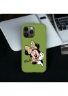 iPhone 13 Pro Uyumlu Minnie Desenli Lansman Kılıf