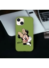 iPhone 15 Plus / 14 Plus Uyumlu Minnie Desenli Lansman Kılıf