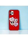 iPhone 11 Promax Uyumlu Minnie & Mickey Desenli Lansman Kılıf