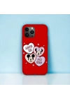 iPhone 12 Promax Uyumlu Minnie & Mickey Desenli Lansman Kılıf