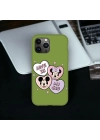 iPhone 12 Promax Uyumlu Minnie & Mickey Desenli Lansman Kılıf