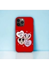 iPhone 13 Pro Uyumlu Minnie & Mickey Desenli Lansman Kılıf