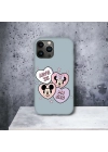 iPhone 13 Pro Uyumlu Minnie & Mickey Desenli Lansman Kılıf