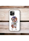 iPhone 12 / 12 Pro Uyumlu Teddy Desenli Lansman Kılıf