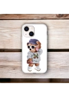 iPhone 15 Uyumlu Teddy Desenli Lansman Kılıf