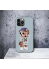 iPhone 13 Pro Uyumlu Teddy Desenli Lansman Kılıf