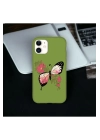 İphone 11 Pro Uyumlu Lansman İçi Kadife Butterfly Desenli Kılıf