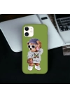 iPhone 11 Pro Uyumlu Teddy Desenli Lansman Kılıf