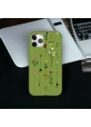 iPhone 11 Promax Uyumlu Floral Stripes Desenli Lansman Kılıf