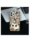 İphone 11 ProMax Uyumlu Lansman İçi Kadife Cute Cat Desenli Kılıf