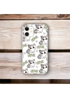 İphone 11 Uyumlu Lansman İçi Kadife Lovely Cat Desenli Kılıf