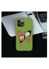 İphone 12 / 12 Pro Uyumlu Lansman İçi Kadife Butterfly Desenli Kılıf