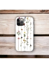 iPhone 12 Promax Uyumlu Floral Stripes Desenli Lansman Kılıf