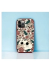 İphone 12 ProMax Uyumlu Lansman İçi Kadife Cute Cat Desenli Kılıf