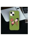 İphone 13 / 14 Uyumlu Lansman İçi Kadife Butterfly Desenli Kılıf