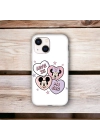 iPhone 13 / 14 Uyumlu Minnie & Mickey Desenli Lansman Kılıf