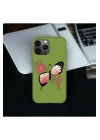 İphone 13 Pro Uyumlu Lansman İçi Kadife Butterfly Desenli Kılıf