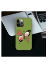 İphone 13 ProMax Uyumlu Lansman İçi Kadife Butterfly Desenli Kılıf