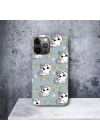 İphone 13 ProMax Uyumlu Lansman İçi Kadife Lovely Cat Desenli Kılıf