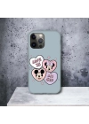 iPhone 13 Promax Uyumlu Minnie & Mickey Desenli Lansman Kılıf