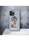 iPhone 14 Pro Uyumlu Teddy Desenli Lansman Kılıf