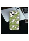 İphone 15 Plus / 14 Plus Uyumlu Lansman İçi Kadife Lovely Cat Desenli Kılıf