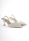 Isabella İnce Topuklu Stiletto Lame Kum Sim İ