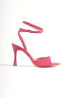 Norel Zara Kadeh Topuklu Ayakkabı 10 Cm Fuşya